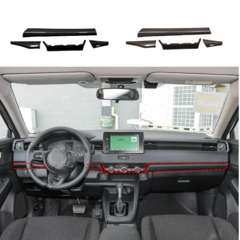 

Для Honda XR-V HR-V Vezel 2022 2023 2024, накладка на центральную консоль, наклейки на перчатка, инструменты, украшение автомобиля