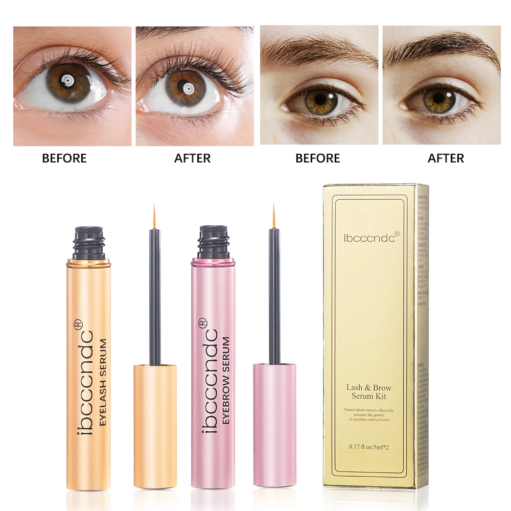 

1 Set Eyebrow and Eyelash Growth Serum Mascara Grow Longer Fuller Thicken Eyelashes Agent Eyebrows Treatment Hair Enhancer