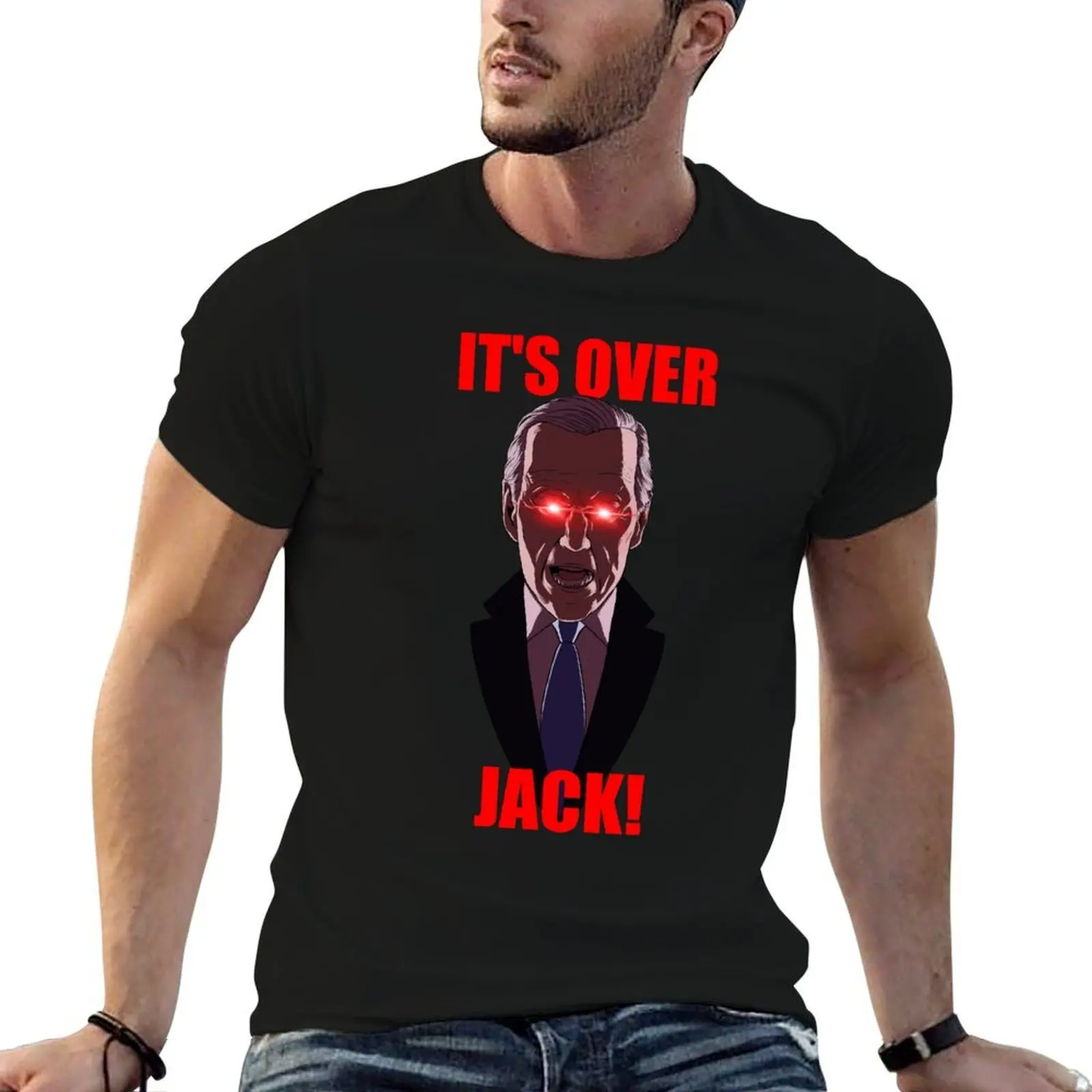 

Dark Brandon It’s Over Jack T-Shirt man t shirt cotton t shirt man casual man t shirt graphic T-shirt