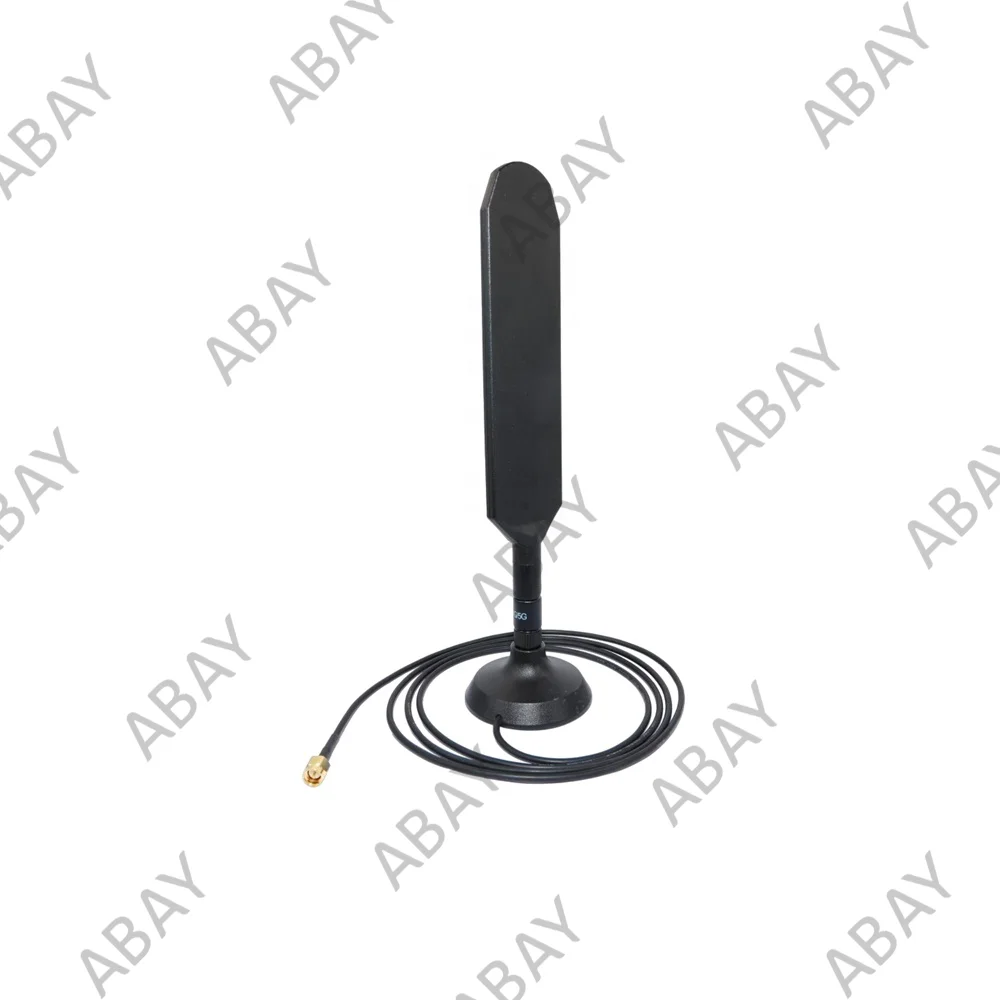 Quectel YE0028AA 5G Sucker Anternna 3M 3.5dBi External Magnet Base 700-2700MHz 3300-5000MHz Omni Antenna 5G SMA Antenna