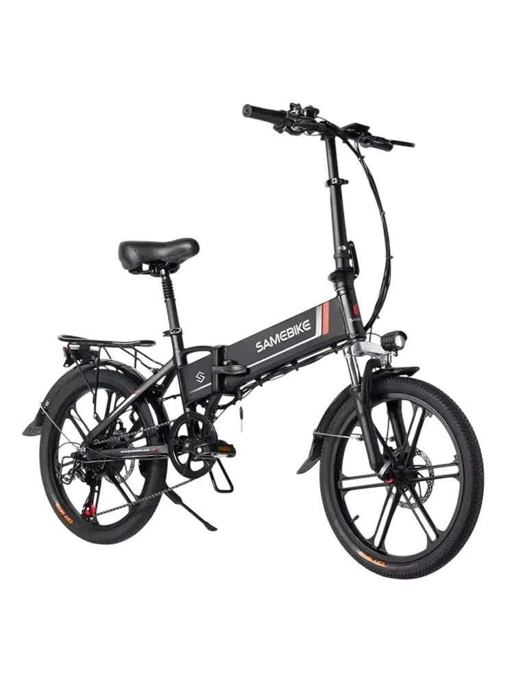 SAMEBIKE 20LVXD30 E-Bike 350W Motor 48V10.4AH Herausnehmbarer Lithium-Akku 35km/h Elektrofahrrad Faltbar 20 Zoll Reifen Vollfederung Reise-/Stadtfahrrad für Erwachsene