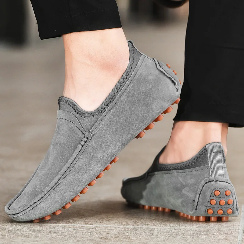

Men's Driving Shoes, Casual Sets, Men's Fashionable and Comfortable Driving Shoes, Handmade Loafers Suitable for Outdoor Walking