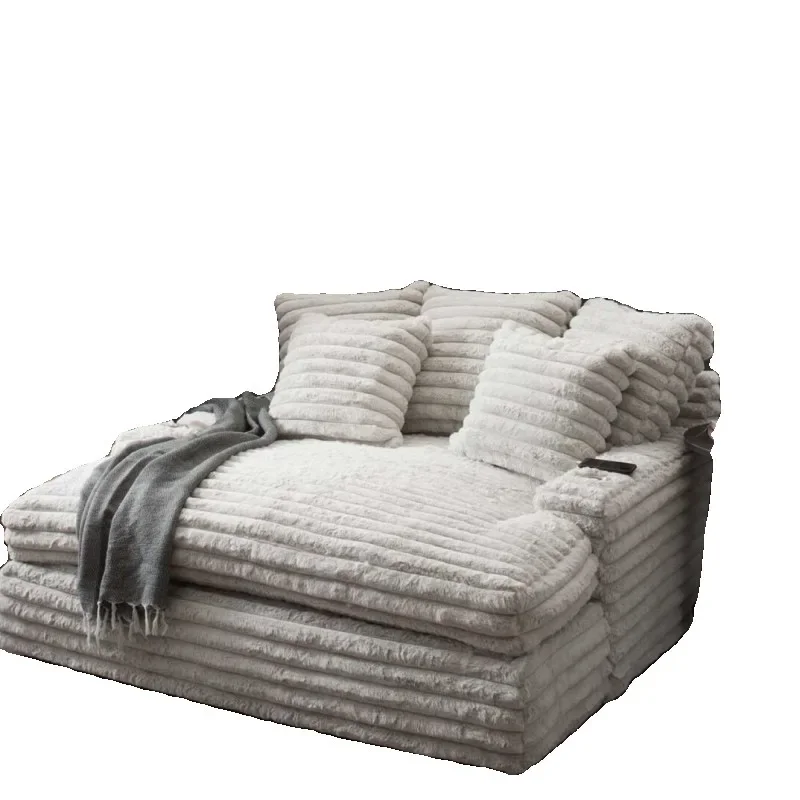 

Light luxury lazy thick strips down down clouds huge sitting deep winter and summer removable sofa