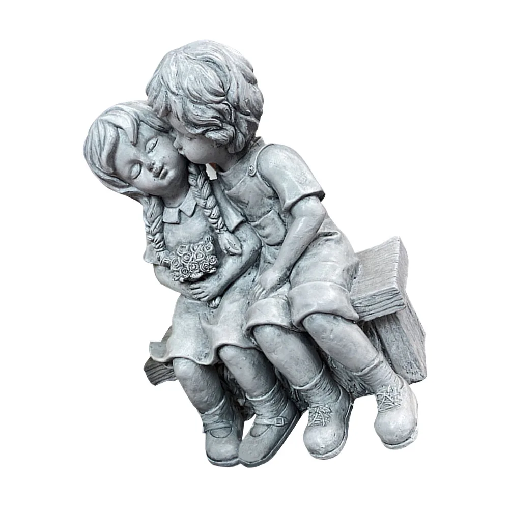 

Resin Ornaments Crafted Lawn Statue Outdoor Figurine Home Decor Garden Kids Supply Wear Resistant Toy Bright Color Vivid Shape