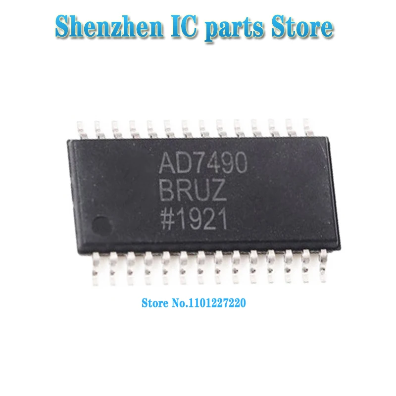 1pcs/lot AD7490BRUZ SSOP28 AD7490BRU AD7490B AD7490 TSSOP-28