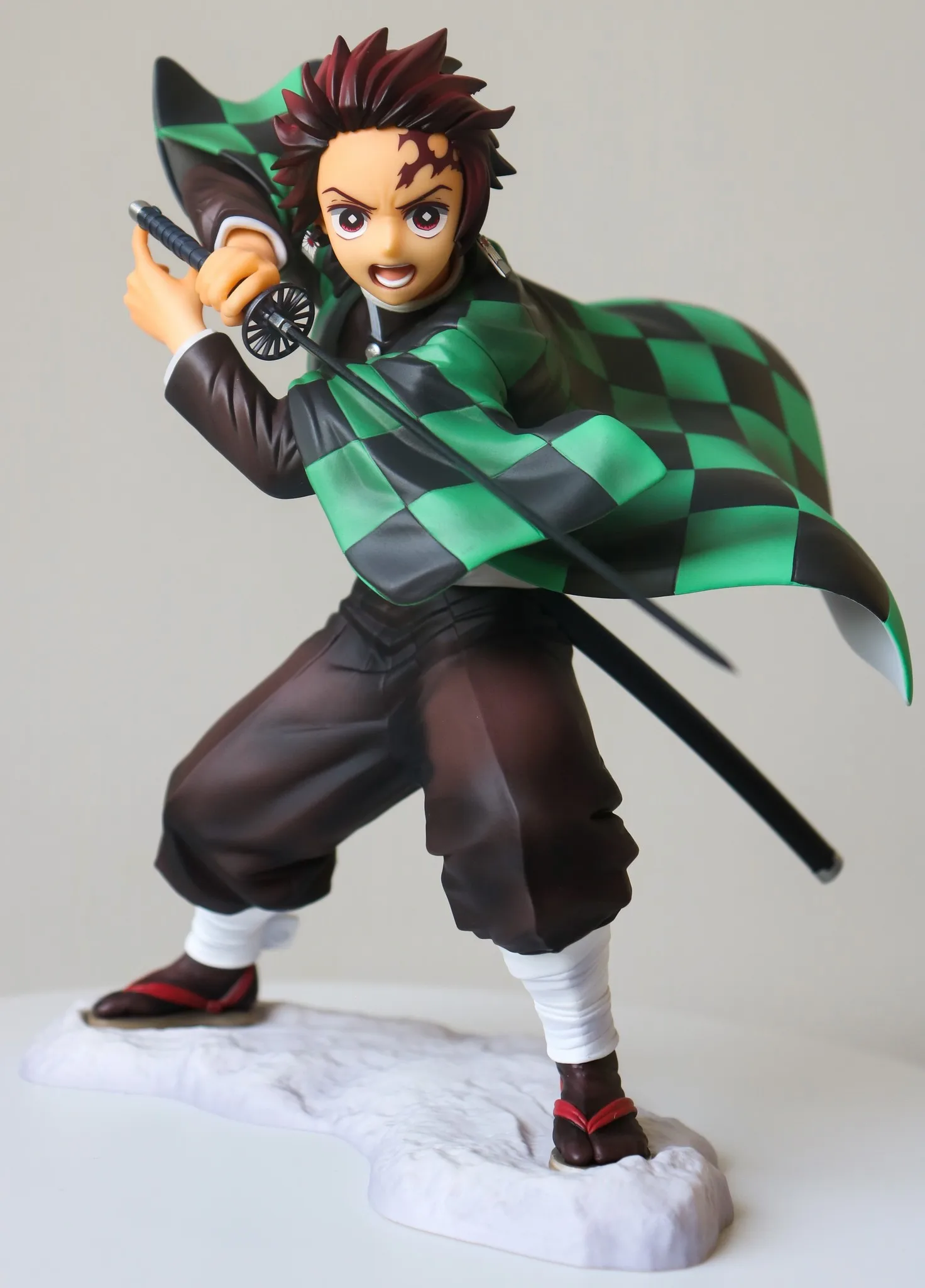 18 سنتيمتر أنيمي شيطان القاتل كيميتسو لا يابا كامادو تانجيرو الشكل 1/8 معركة شكل لعبة مجسمة هدية عمل الشكل دمية بولي كلوريد الفينيل #2