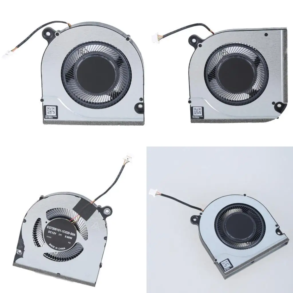 

R53C CPU GPU Fan Laptops Cooling Fan DC12V 4Pin Radiators for V 15 ANV15-51 N23Q22