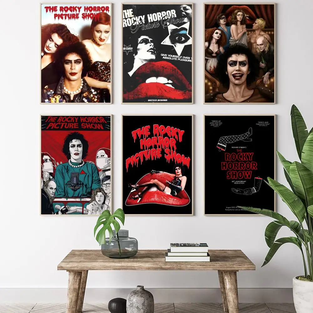 عرض صور روكي الرعب لوحة الفيلم الخط HD قماش المشارك غرفة المعيشة غرفة نوم بار الديكور الجمالي