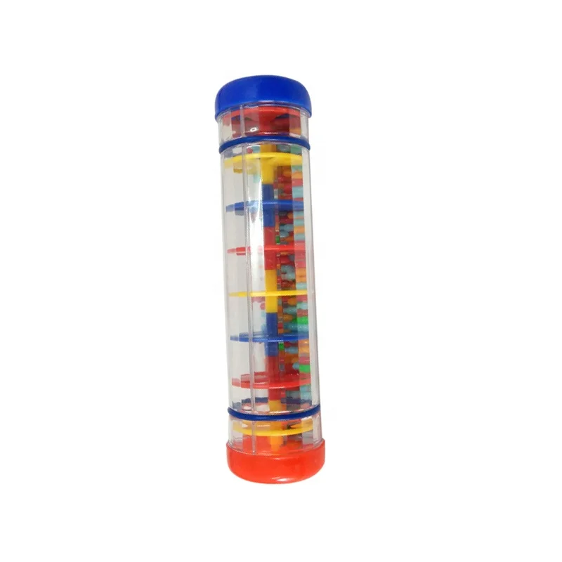 

Musical instruments beaded raindrops new rainfall sounds rain tube plastic musical shaker sensory toys rainmaker toy