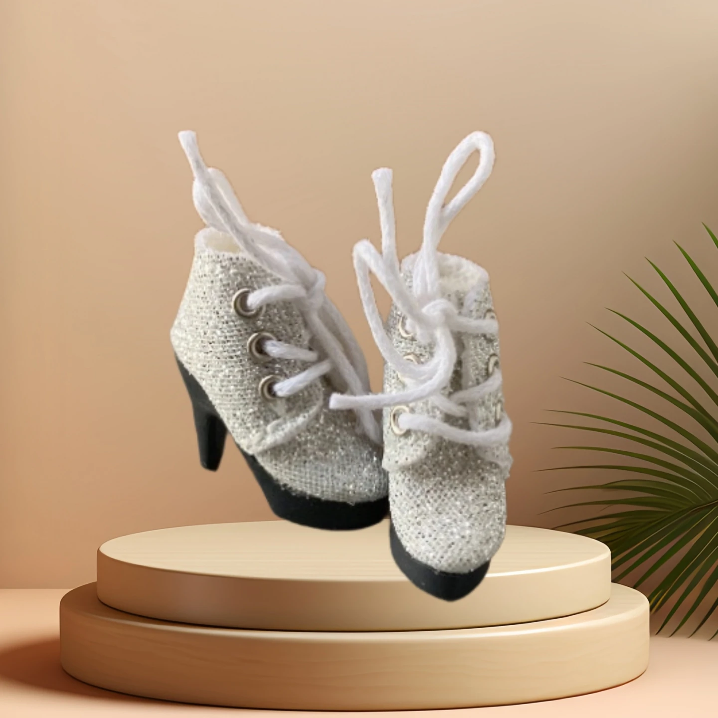 Tilda 2.5cm Mini Doll Shoes for Blythe Dolls Toy,Cute High Heel Shoes for Azone Obitsu Licca Accessories for OB24 Dolls Present