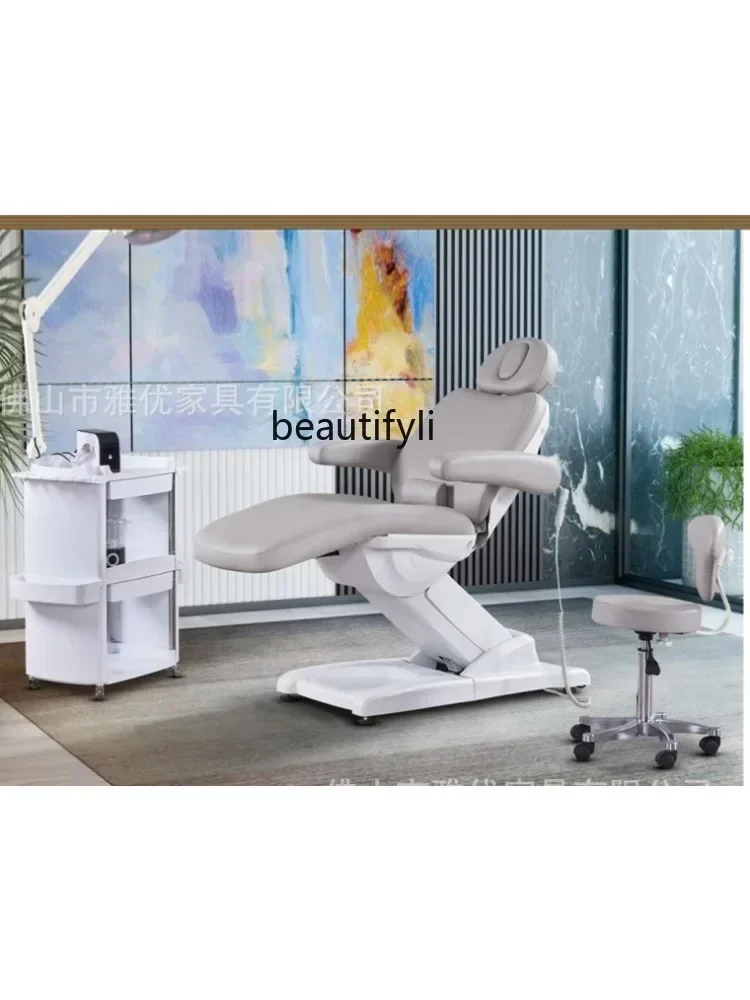 

smt14 New Arrivals High-end electric beauty bed, beauty salon, body micro-treatment bed, tattoo embroidery ear picking dental tr
