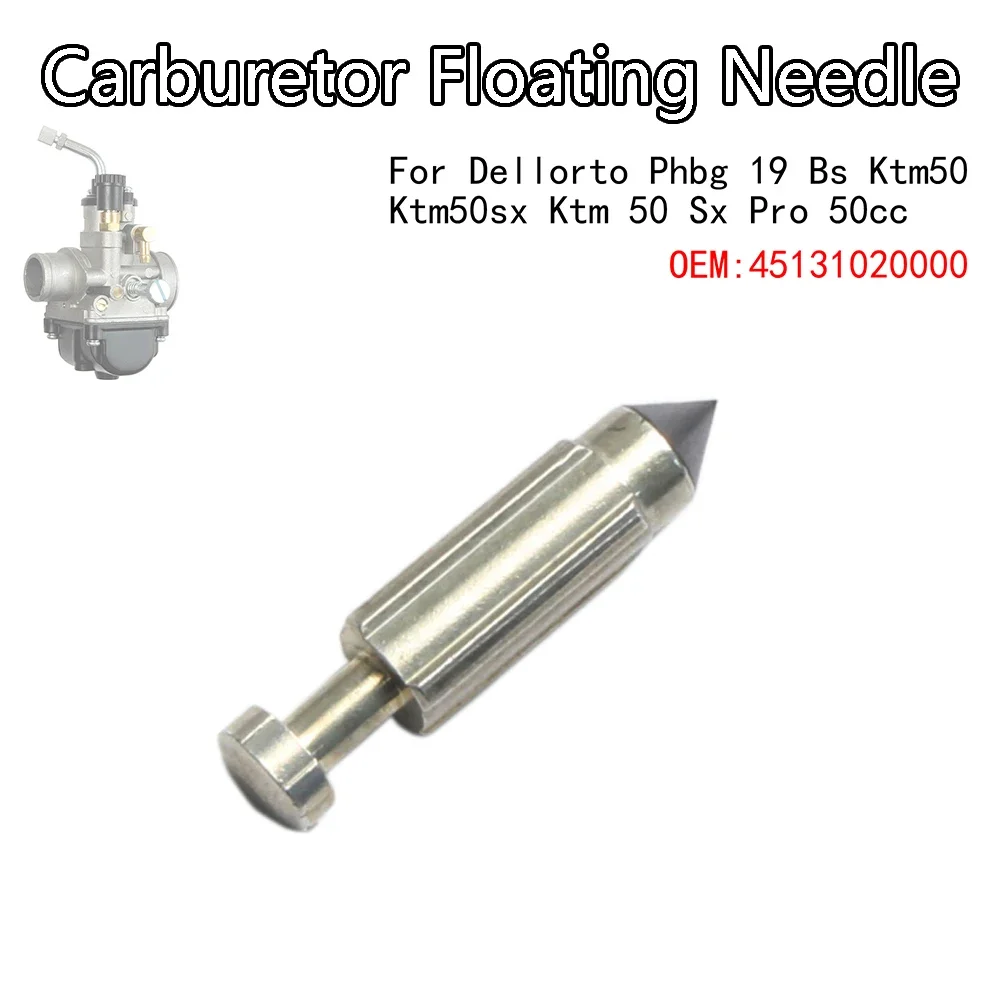 Carburetor Float Valve Needle Floating Needle For Dellorto Phbg 19 Bs 50sx Sx Pro 50cc