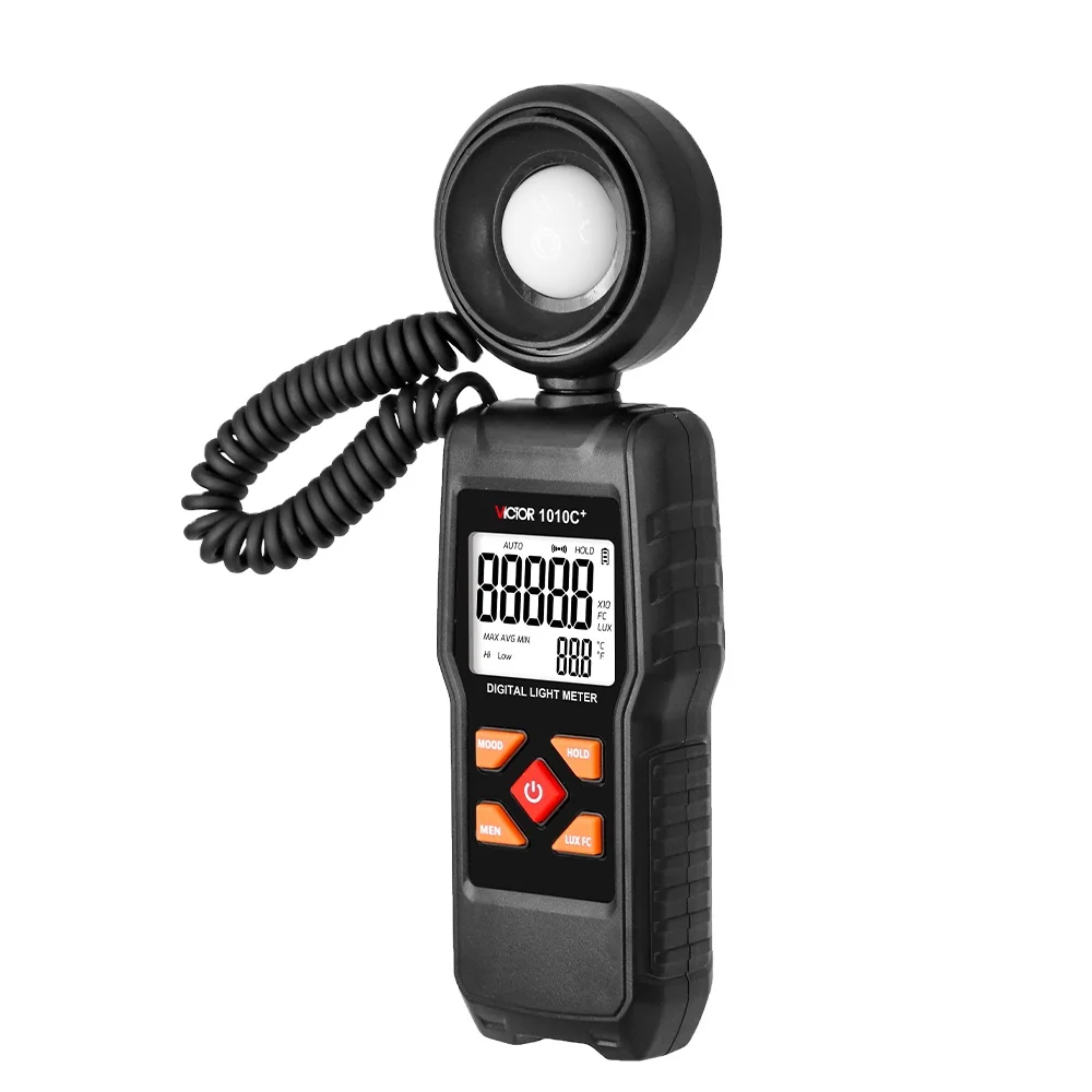 

VICTOR New product 1010C+ Digital light Lux Meter Range 999.9/99999/19999 x10LUx Illuminometer