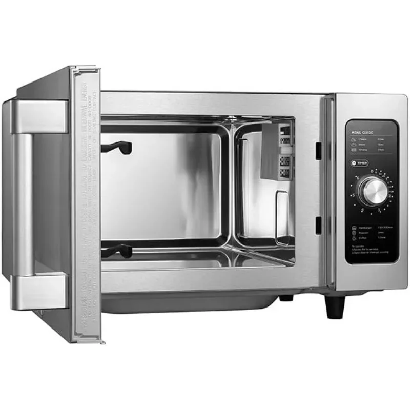 for Midea Equipment-horno microondas de acero inoxidable 1025F0A, horno comercial de encimera con esfera, 1000W, 9 pies