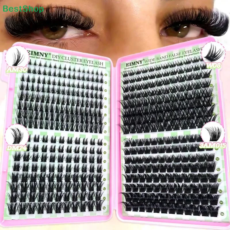 ✂ 640クラスター 8-16mm 長さつけまつげ ボンド＆ - Faux Mink Lash のレビューと価格