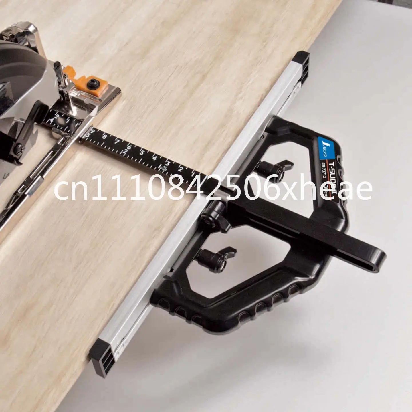 Plate linear cutting circular saw guide ruler backstop universal worry-free T sliding guide ruler