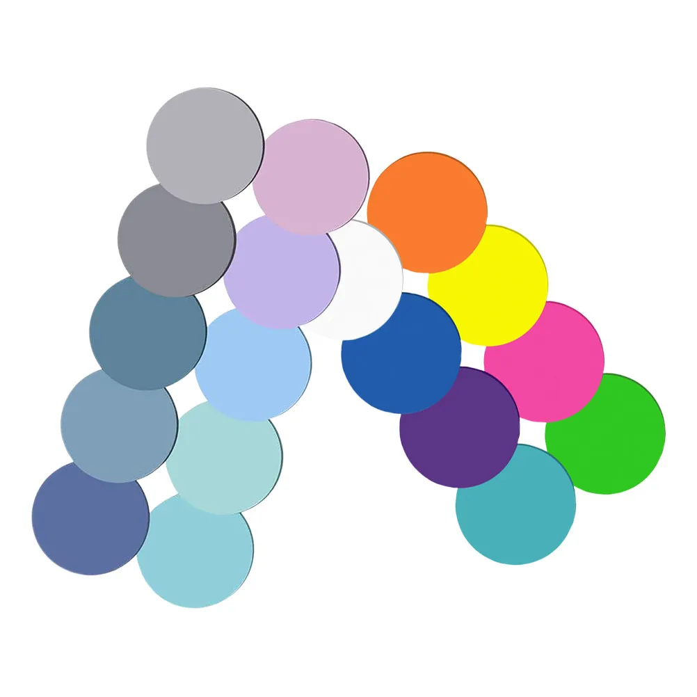 

18 Books Transparent Memo Notes Round Adhesive Stickers Reliable Stick for Home Office School Bible Study Decorative Book Tabs