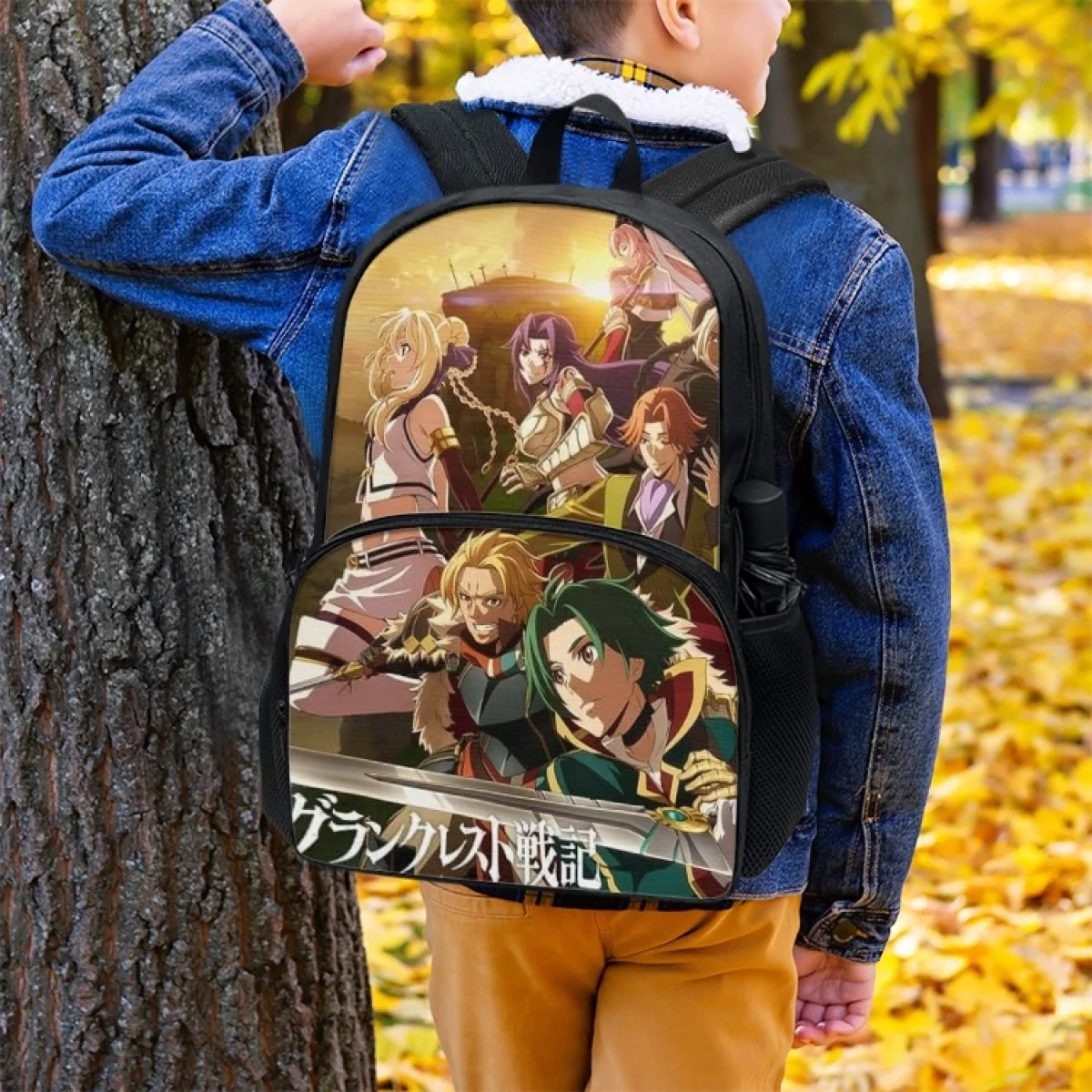 FORUDESIGNS Grancrest Senki Students Backpacks Waterproof Fashion Schoolbags Multipurpose Boys Bookbags Rucksack Class