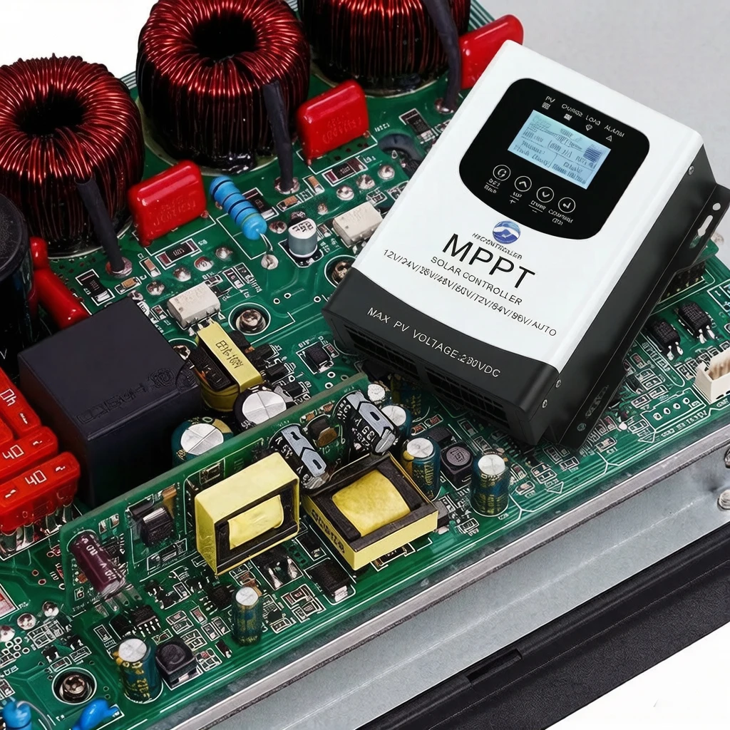 Us Stock Hxcontroller 9600W 100A Mppt Solar Charge Controller 230Vdc 12V-96V Auto Adaptive Solar Battery Regulator for Pv Solar Panel System