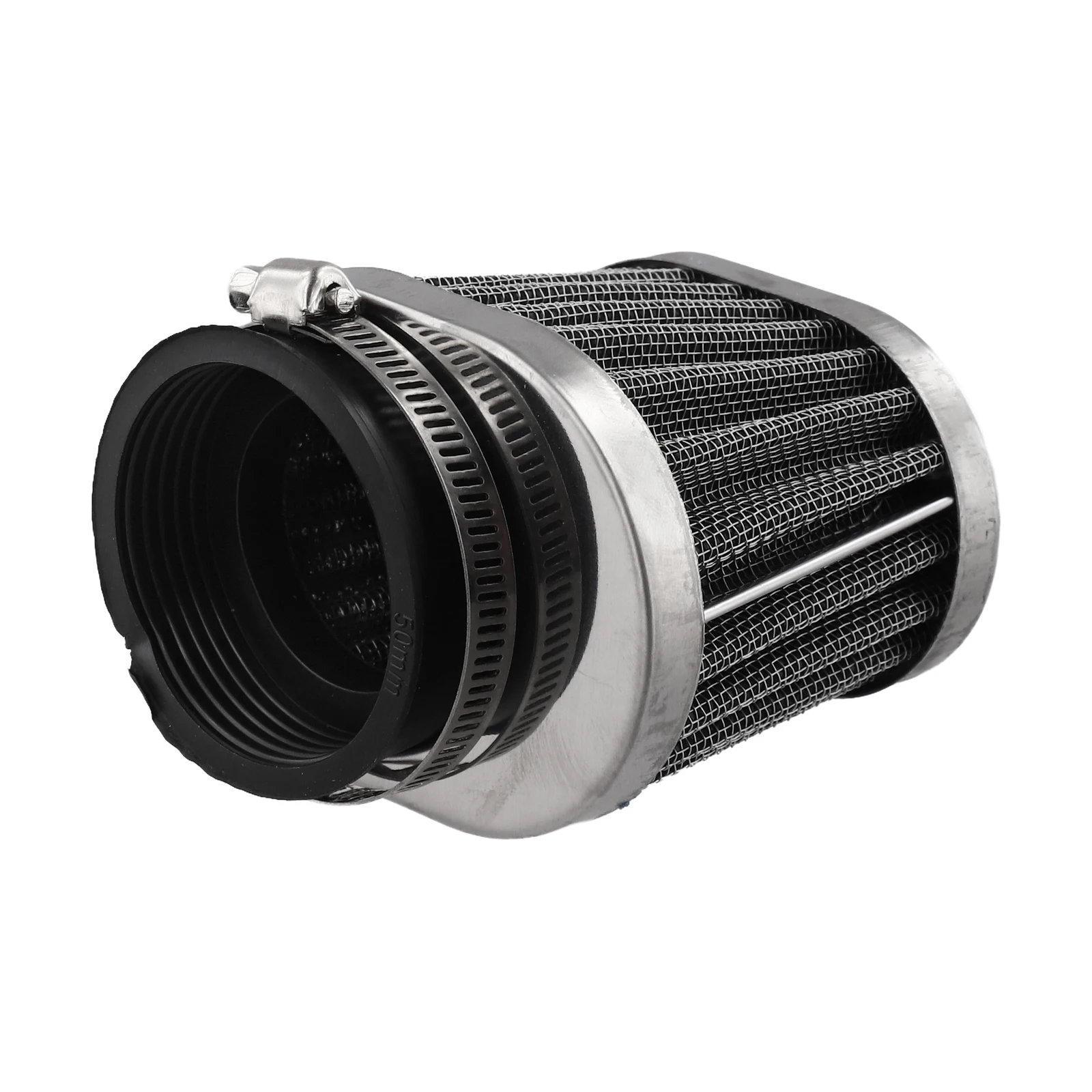

Воздушный фильтр мотоцикла 50 мм для ретро-велосипедов с комбинированной фильтрующей бумагой и сеткой из нержавеющей стали для защиты двигателя