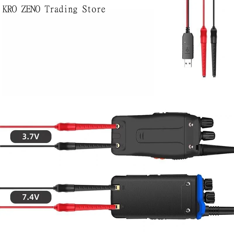 1Pcs Universal USB Charger Cable For UV-5R UV-82 BF-888S TYT Retevis Two Way Radio With Indicator Light Walkie Talkie Accessory✨