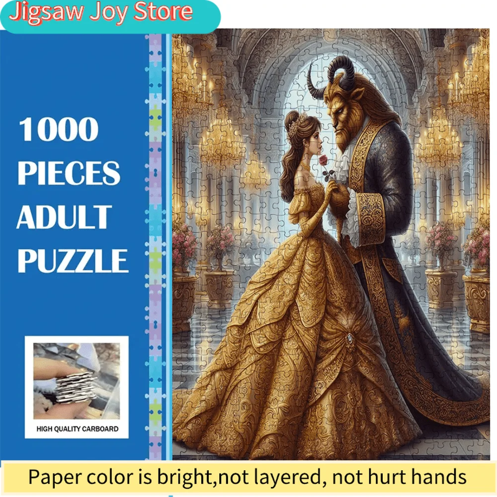 

This Large-Size Puzzle Features a Beauty And The Beast Ballroom Scene, Vibrant Colors, And Is Easy to Store And Carry. Combini