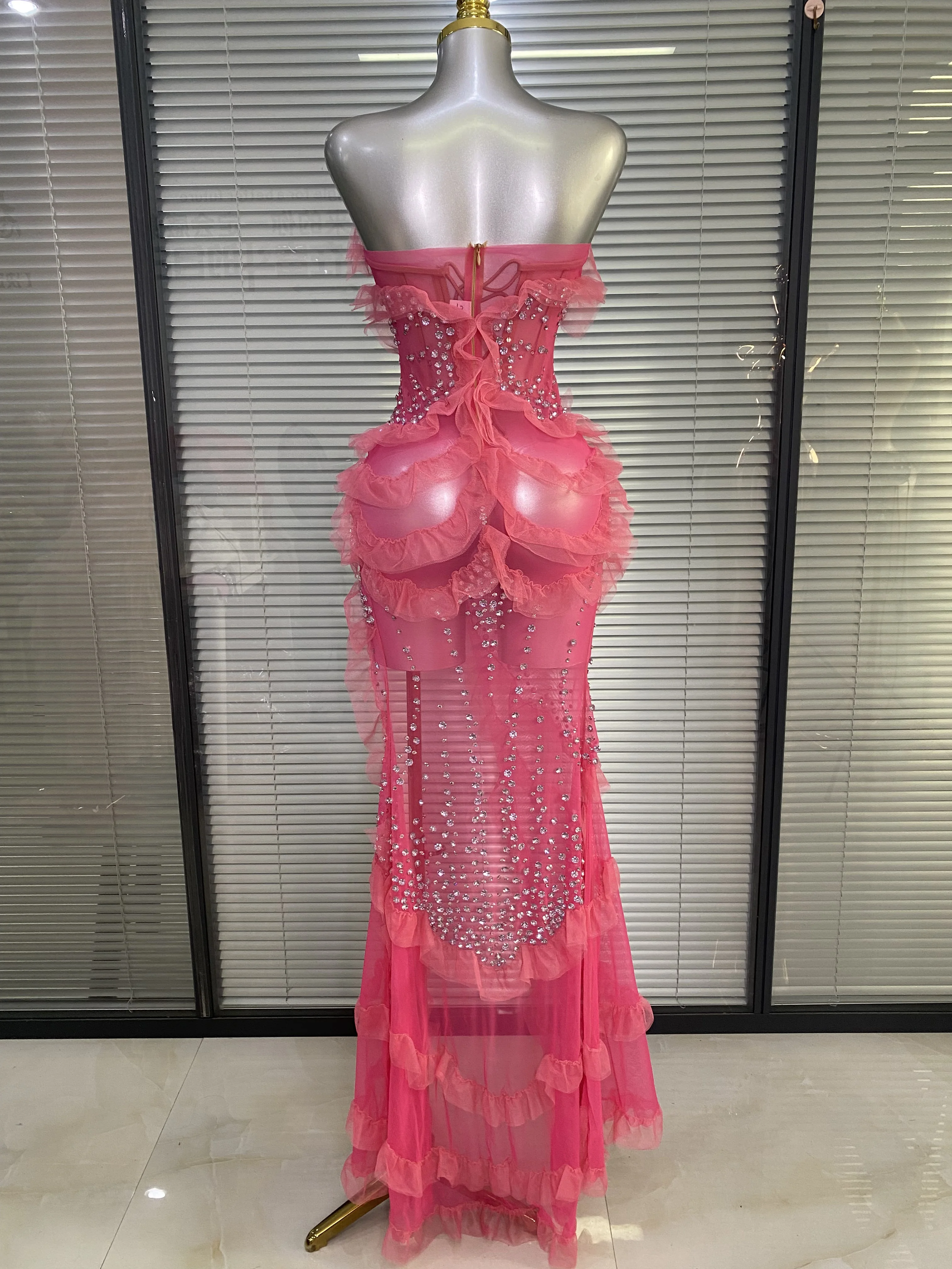 Women Sexy Sparkly Rhinestone  - Sparkly Rhinestone Club Party Dress 评论和价格