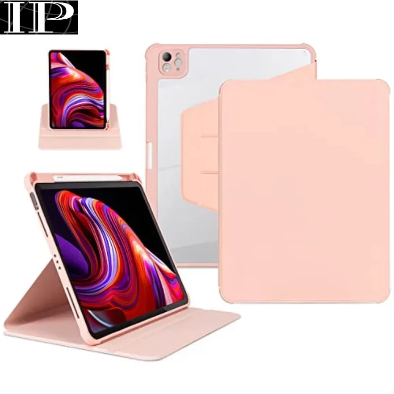 360 Degree Stand Cover For IPad Air 5th Gen (2022) Air 4th Gen (2020) 10.9 Inch A2072 A2316 Protective Case with Pencil Holder