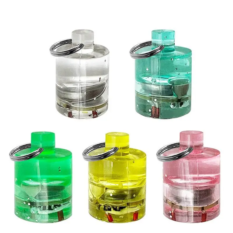 Mini LED Fishing Light Lure 3 Color Flash Modes Waterproof Attraction Lamp for Boat Lake Sea Night Angling Success