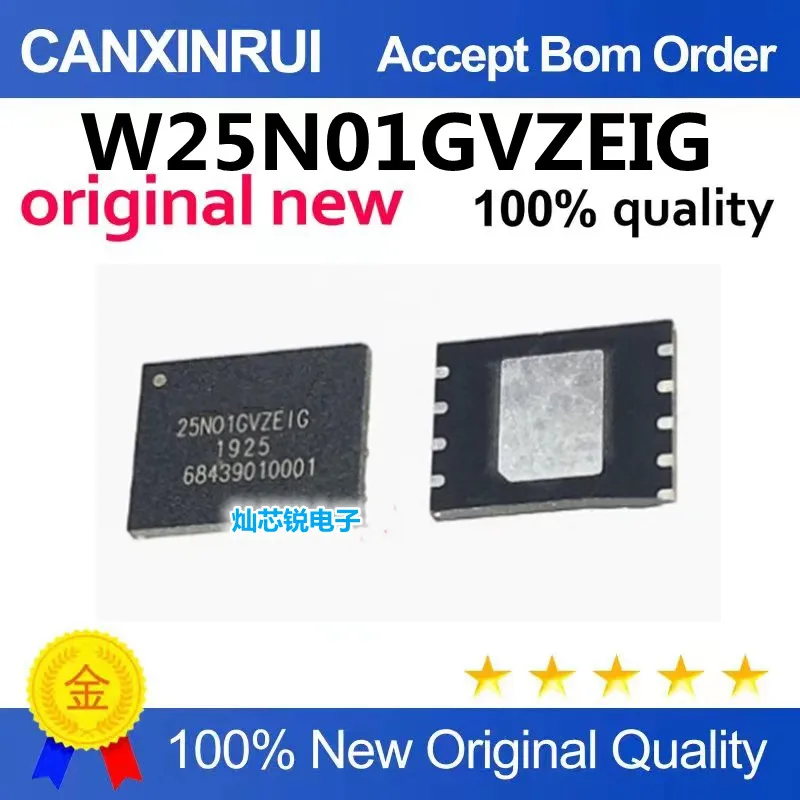 W25N01GVZEIG SON8 25N01GVZEIG W25N01G chip de memoria Winbond nuevo original