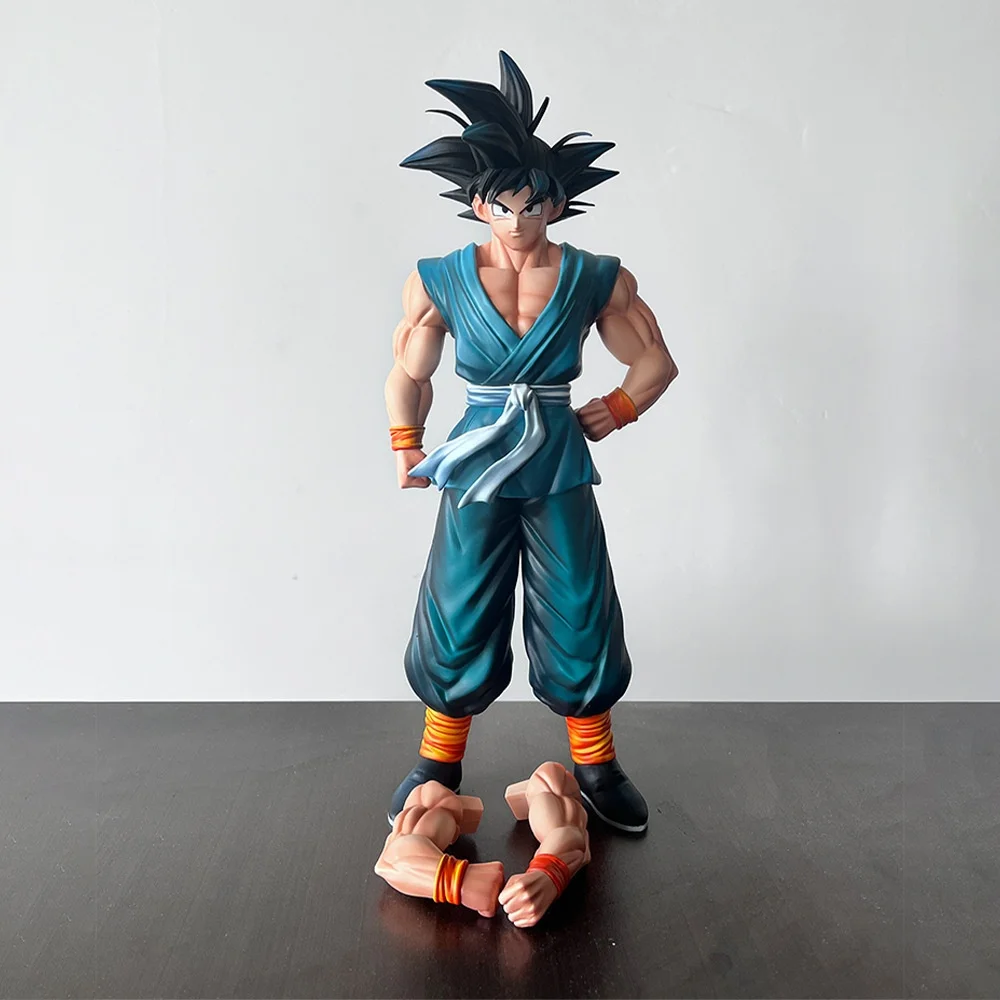 

Anime Dragon Ball Super Saiyan Son Goku GK Hand Replacement PVC Action Figure Collectible Model Doll Toy 34CM