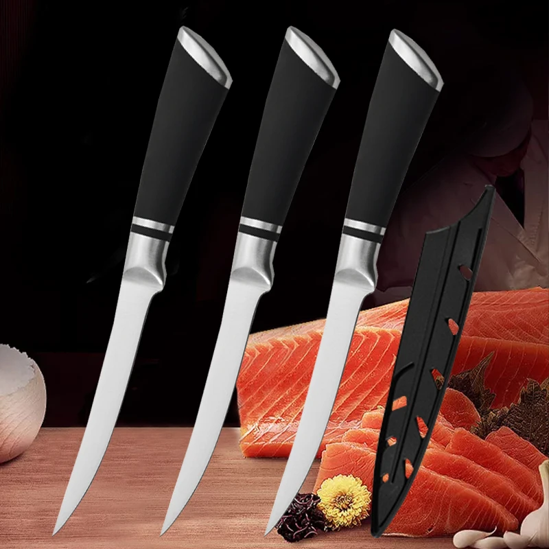 

6inch Sharp Chef Slaughtering Fish Meat Cleaver Professional Stainless Steel Boning Knife Kitchen Knife Cutting Fruit Knives