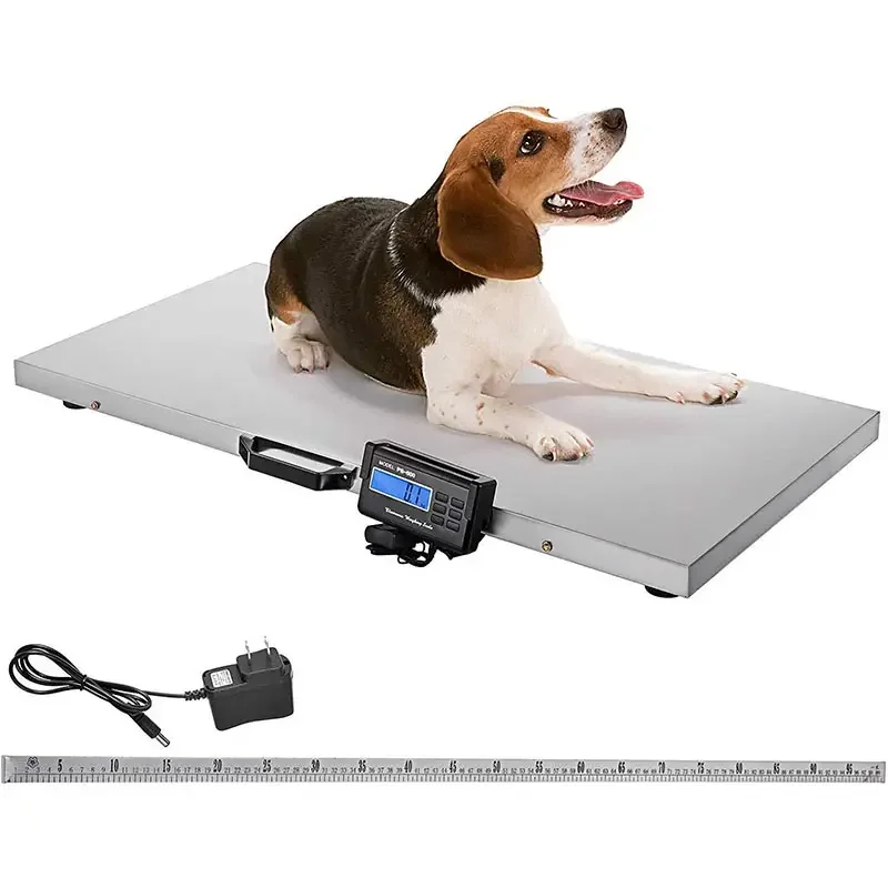 

30 KG 500kg 0.1g Heavy Duty Postal Weighing Scale Veterinary Floor Balance Electronic Animal Pet Scales With Indicator