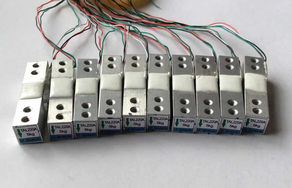 2pcs freel shipping 2kg,3kg,5kg,10kg,20kg aluminium alloy micro single point load cell  beam weighing sensor TAL220A