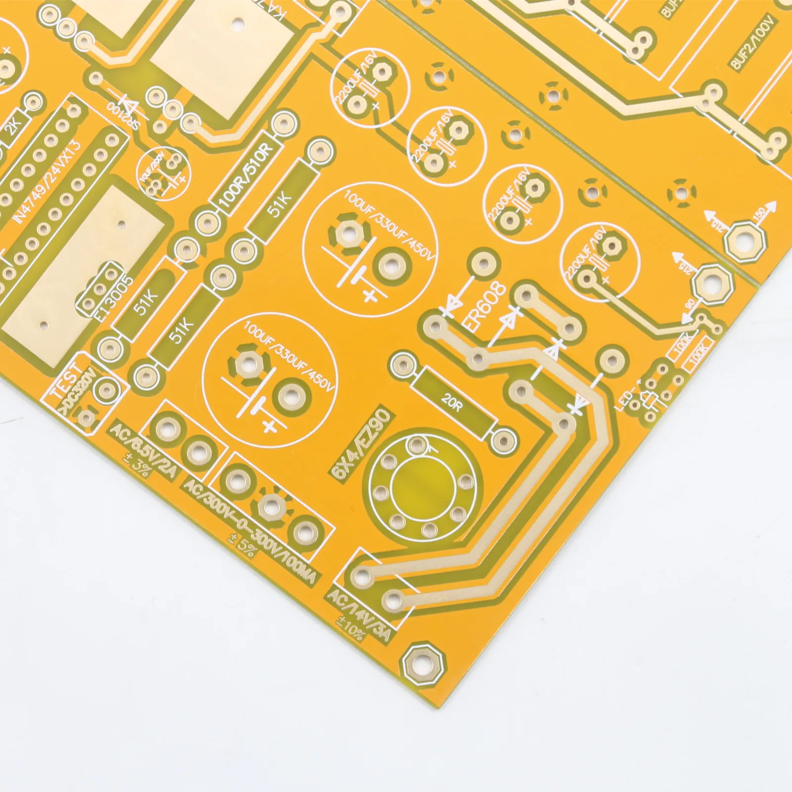 ARC Sound Amplifier Circuit ECC82+ECC88 Vacuum Tube Fully Balanced Preamplifier Board Kit