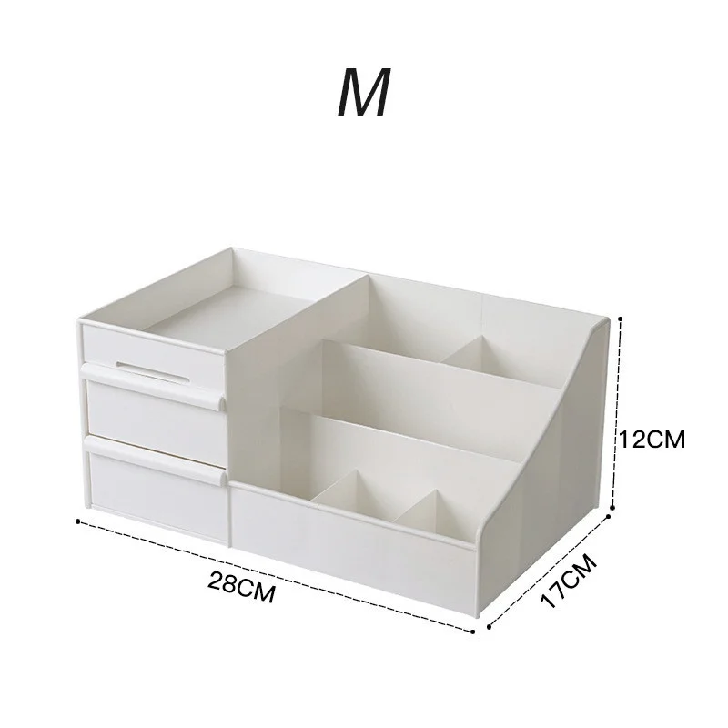 1PC Large Capacity Cosmetic Storage Box Makeup Drawer Organizer Jewelry NailPolish Makeup Container Desktop Sundries Storage Box