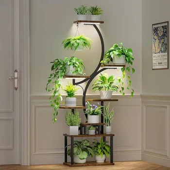 Full Spectrum LED Indoor Grow Light Strip – Dimmable Plant Light with Auto Timer 1
