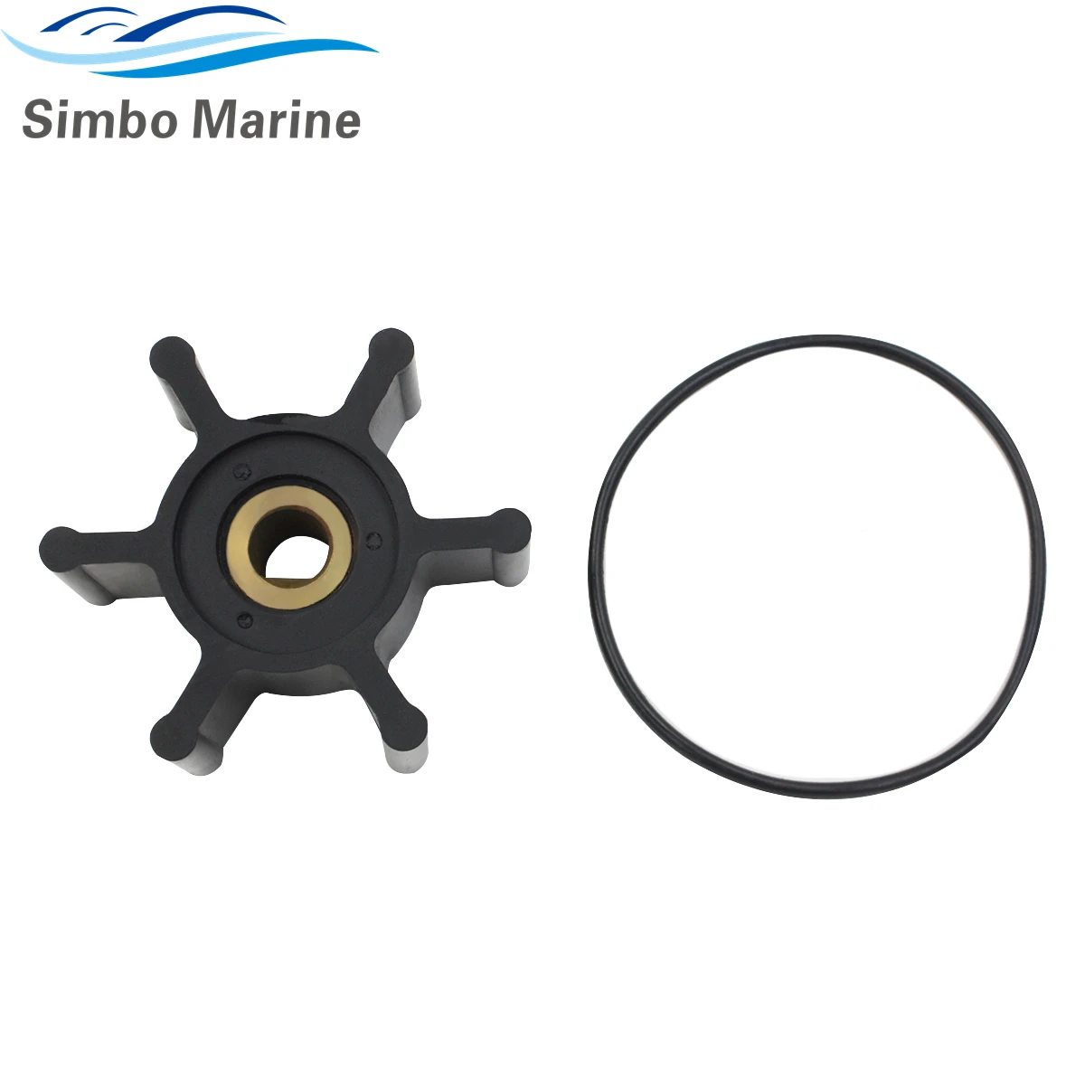 Flexible Water Pump Impeller Kit For Jabsco Inboard Marine 6303-0001 6303-0003 CEF 500138 JMP 7053