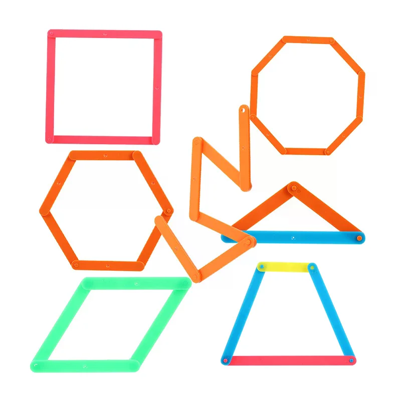 10/20/50 Stuks Kleurrijke Grijpende Veelhoek Bars Veelhoeken Hoek Leren Stok Montessori Wiskunde Leren Speelgoed Peuter geschenken
