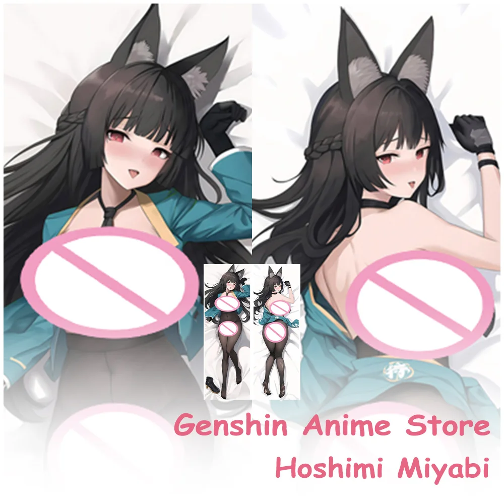

Anime Hoshimi Miyabi Peachskin Dakimakura Cover Cosplay Props Double-Sided Printed Zenless Zone Zero Otaku Pillow Cushion Covers