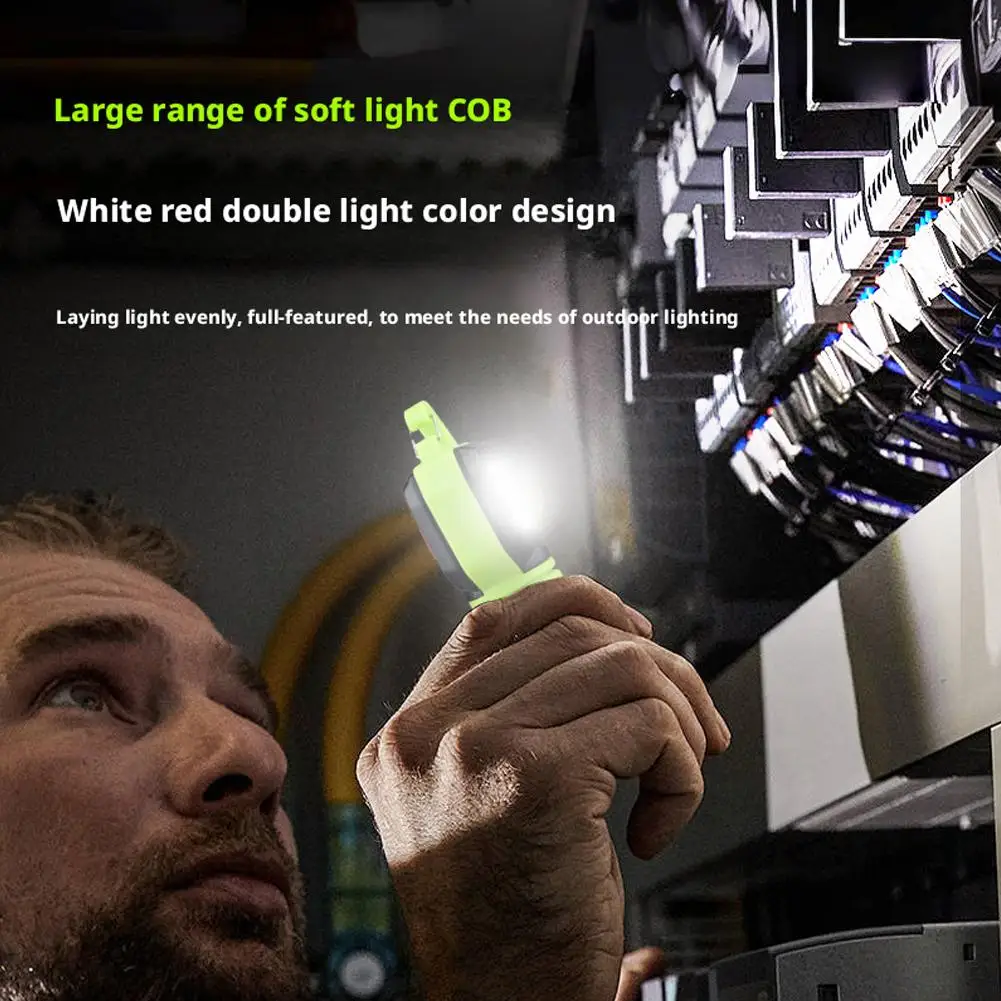 مصباح يدوي بسلسلة مفاتيح قابلة لإعادة الشحن عبر USB - مصباح LED صغير محمول مقاوم للماء للطوارئ الخارجية وEDC #2