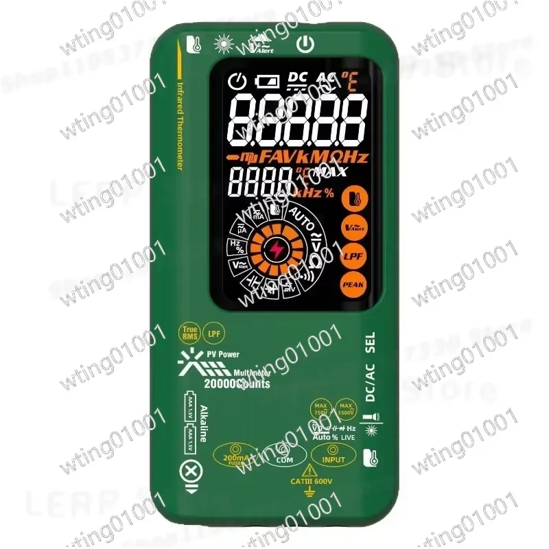 for V30 Smart Digital Multimeter High Voltage PV Rechargeable Anti-burn Large Display Universal Tester for Mining and Screen