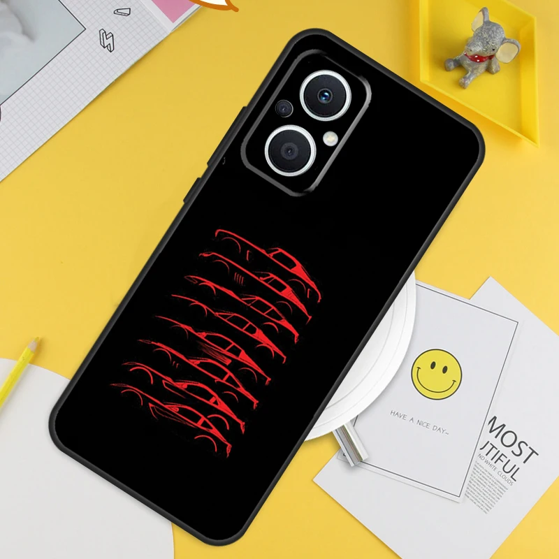 RETRO CLASSIC CARS Cover For OPPO Reno 8 Lite 10 7 6 5 4 3 2Z 4Z 5Z 8T OPPO Find X3 Neo X5 X6 Pro X2 Lite Case