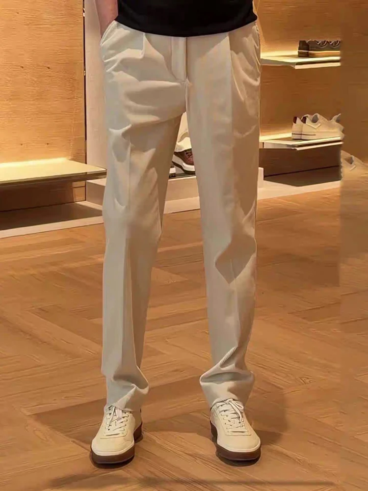 

Новые мужские повседневные брюки прямого кроя из вельвета для осени и зимы, класса люкс, для ежедневной носки