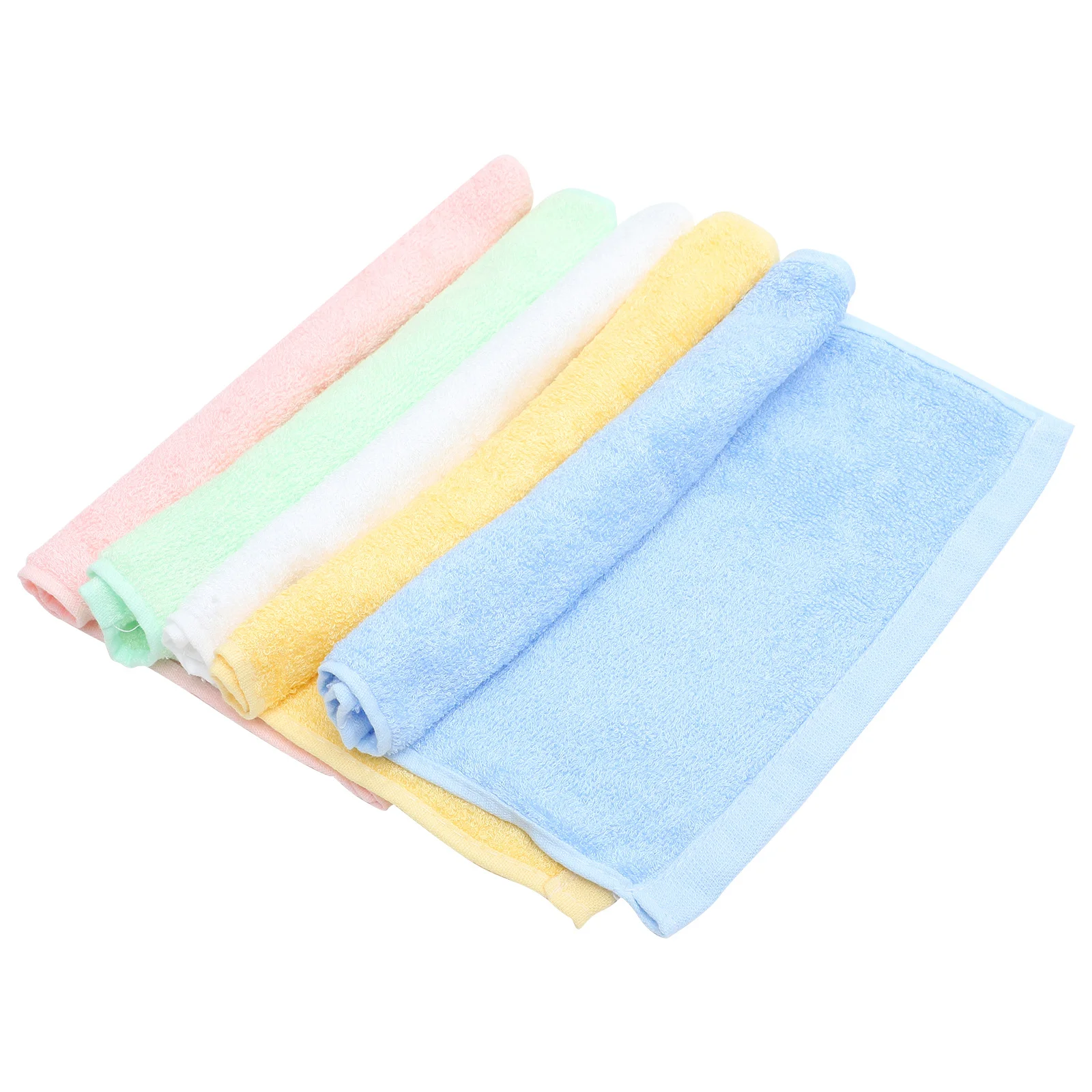 10 шт., полотенца из бамбукового волокна, толстые, мягкие, впитывающие, быстросохнущие, для маленьких детей, банное полотенце для рук, домашнее полотенце для гостей, кухонное блюдо