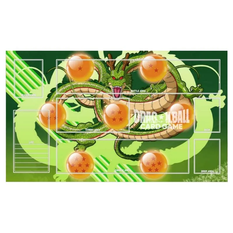 

600X350Mm Diy Self Made Dragon Ball Tcg Card Battle Mat Single Player Board Game Card Battle Card Anime Card Gift Toys