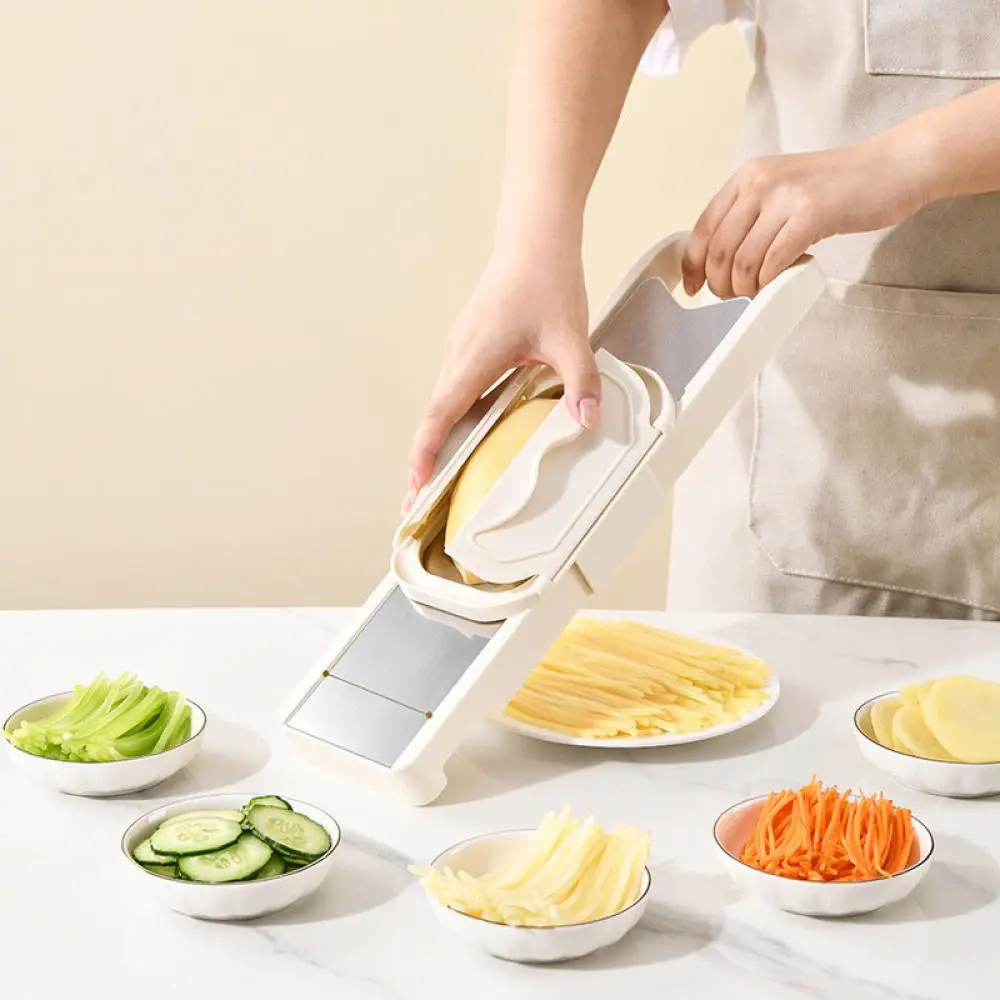 Kitchen Vegetable Chopper Slicer Grater Safe Hand Guard Stainless Steel For Potato Carrot Food Preparation Tool