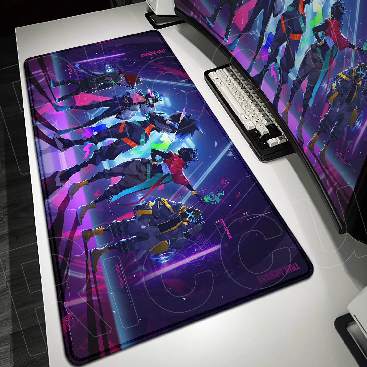 

120x60cm Valorant Gaming Mouse Pad Oversized Stitch Edge Rubber Deskmat PC Office Accessories Anti-slip Keyboard Carpet Washable