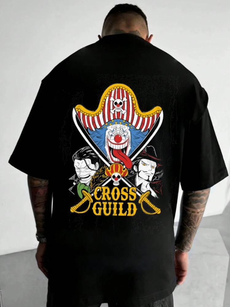 

Цельная футболка большого размера с рисунком, мужская уличная одежда в стиле аниме, брендовая женская футболка с короткими рукавами, хлопковая свободная одежда Y2k, топы, лето 2025 г.