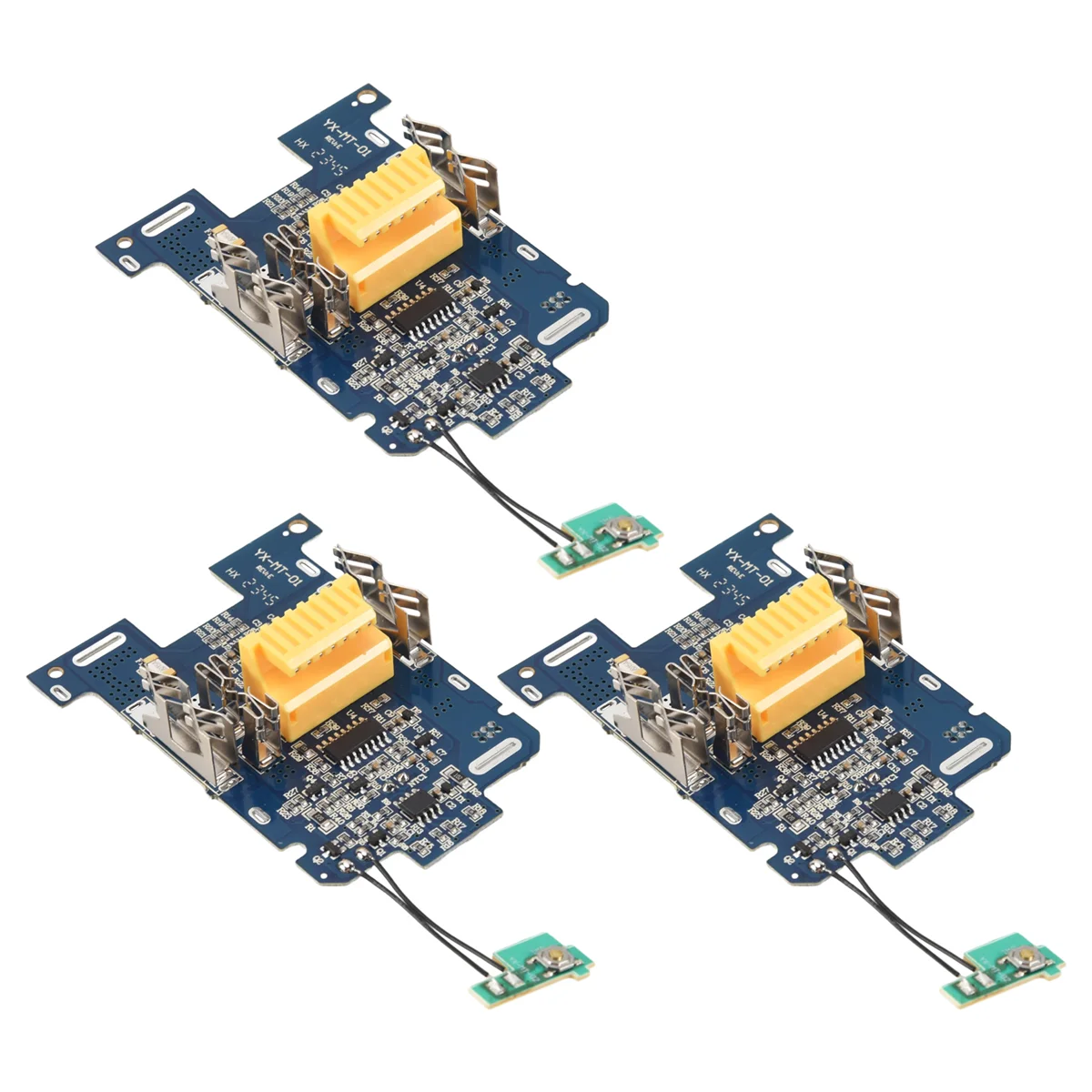 SMIEA 3 ชิ้น BL1830 Li - Ion แบตเตอรี่ BMS PCB ชาร์จป้องกันสําหรับ Makita 18 โวลต์เครื่องมือ BL1815 BL1860 LXT400 Bl1850
